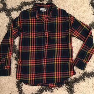 Old navy boyfriend flannel, size S